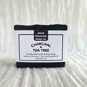 Charcoal & Tea Tree Facial and Body Soap