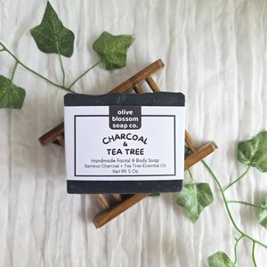 Charcoal & Tea Tree Facial and Body Soap