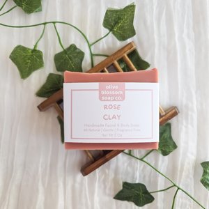 Rose Clay Facial & Body Soap