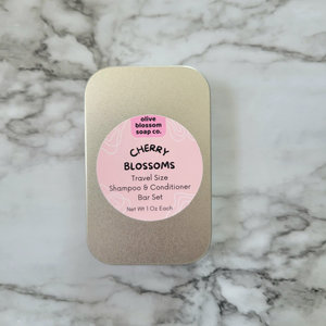 Travel Size Shampoo Bar And Conditioner Bar Set