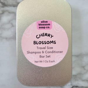 Travel Size Shampoo Bar And Conditioner Bar Set
