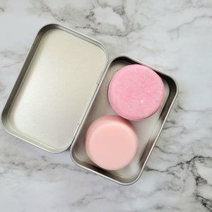 Travel Size Shampoo Bar And Conditioner Bar Set