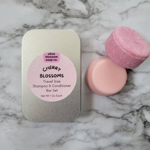 Travel Size Shampoo Bar And Conditioner Bar Set