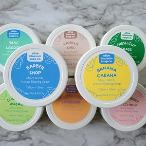 Tallow Shaving Soap with Shea Butter