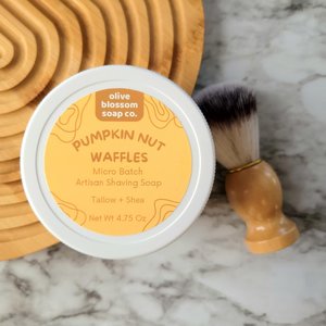 Pumpkin Nut Waffles Artisan Shave Soap