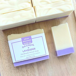 Oatmeal & Lavender Essential Oil Soap