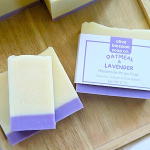 Oatmeal & Lavender Essential Oil Soap