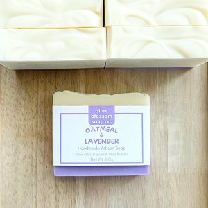 Oatmeal & Lavender Essential Oil Soap