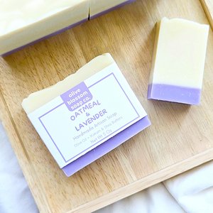 Oatmeal & Lavender Essential Oil Soap
