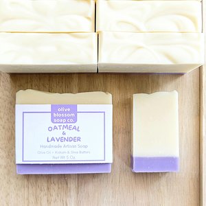 Oatmeal & Lavender Essential Oil Soap