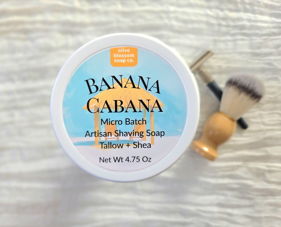 Banana Cabana Artisan Shaving Soap