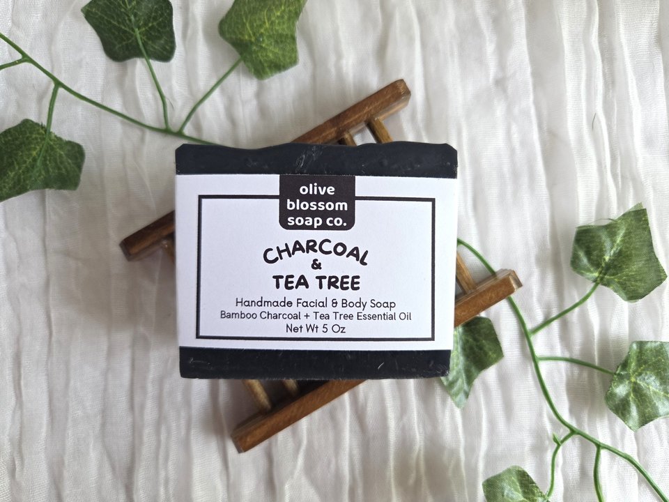Charcoal & Tea Tree Facial and Body Soap