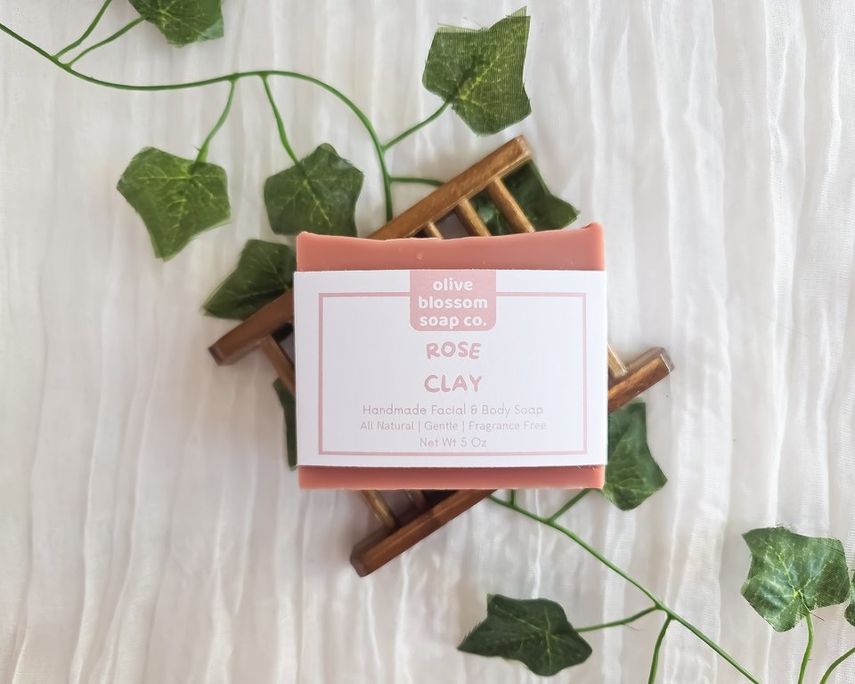 Rose Clay Facial & Body Soap