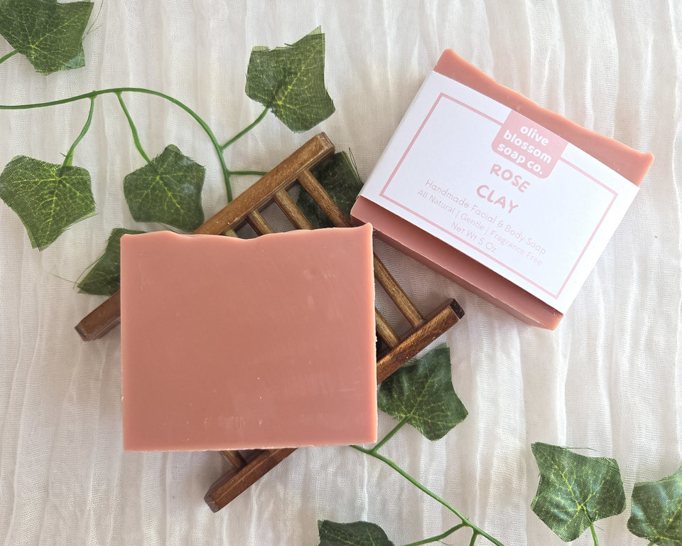 Rose Clay Facial & Body Soap