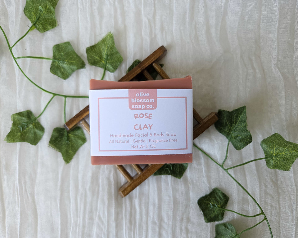 Rose Clay Facial & Body Soap
