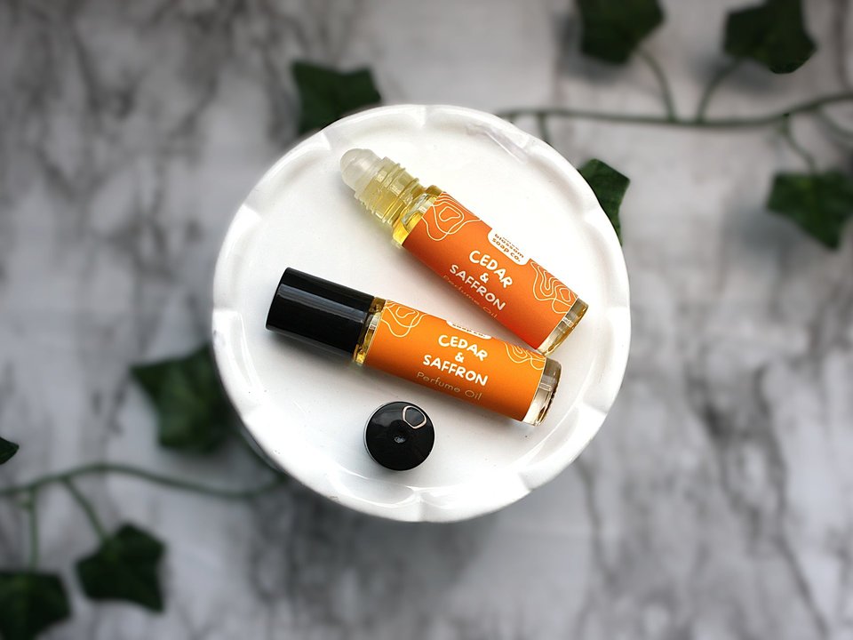 Cedar & Saffron Perfume Oil