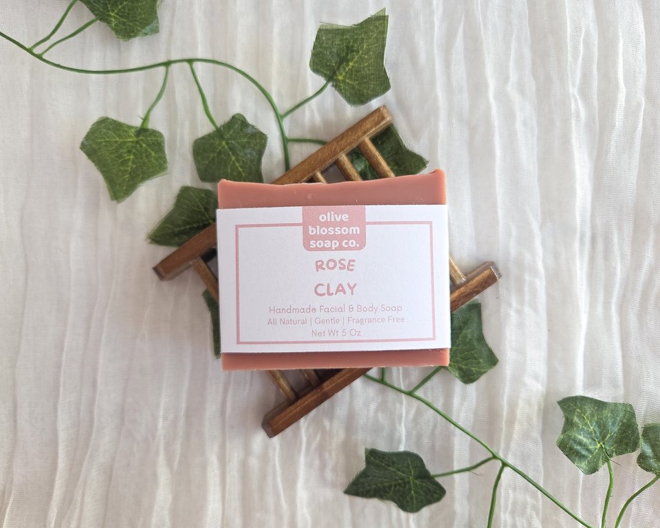 Rose Clay Facial & Body Soap