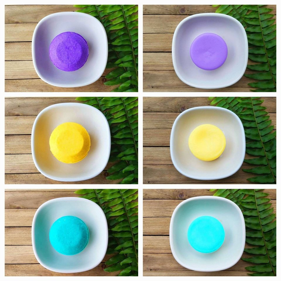 Zero Waste Shampoo and Conditioner Bar Set Olive Blossom Soap Co.