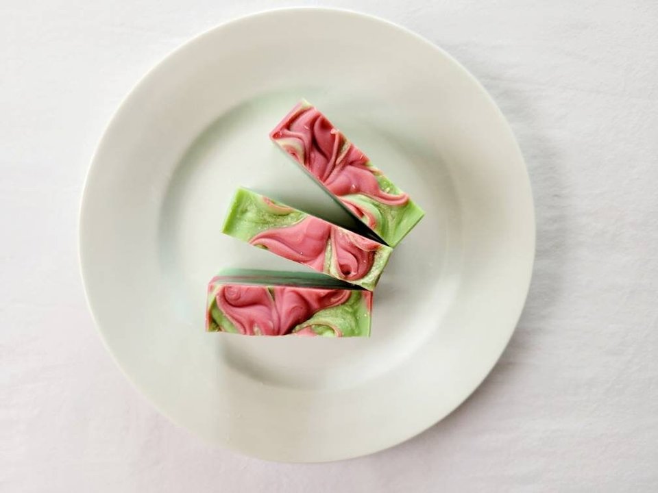 Sweet Mint & Raspberry Soap