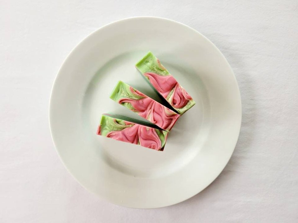 Sweet Mint & Raspberry Soap