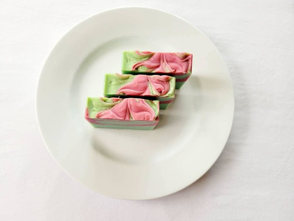Sweet Mint & Raspberry Soap
