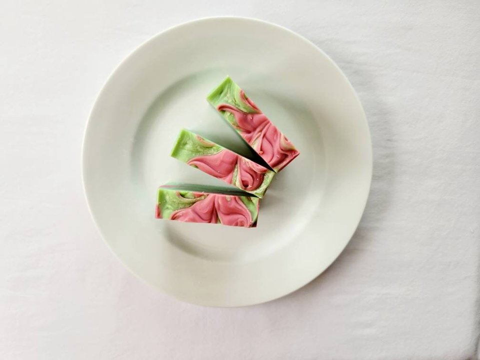 Sweet Mint & Raspberry Soap