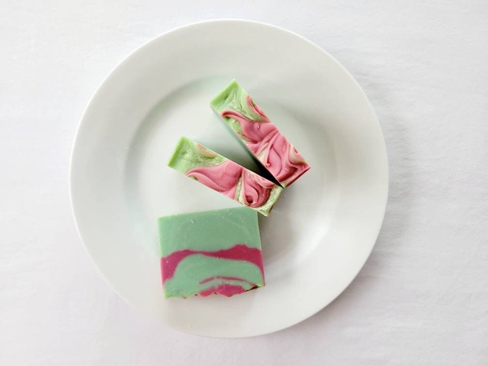Sweet Mint & Raspberry Soap