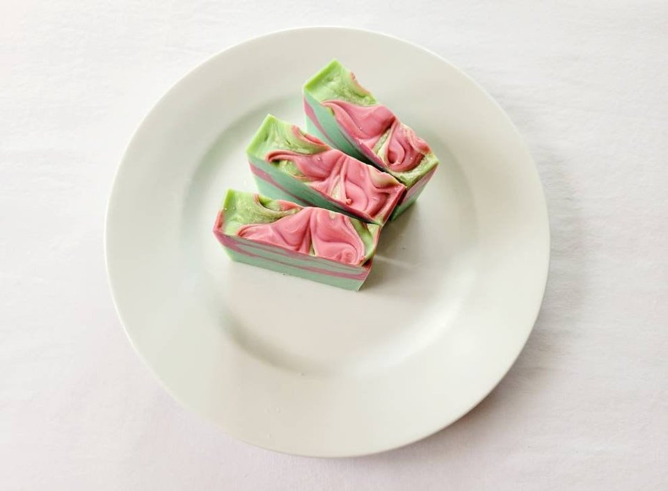 Sweet Mint & Raspberry Soap