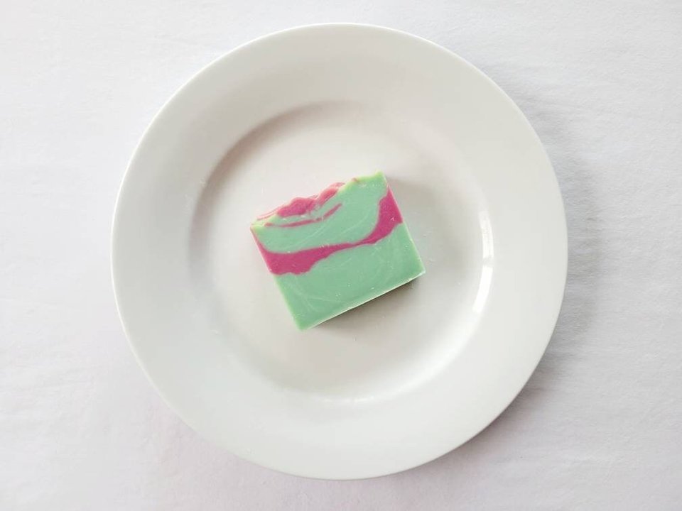 Sweet Mint & Raspberry Soap