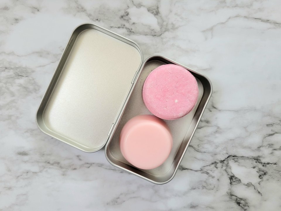 Travel Size Shampoo Bar And Conditioner Bar Set