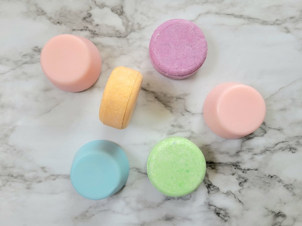 Travel Size Shampoo Bar And Conditioner Bar Set