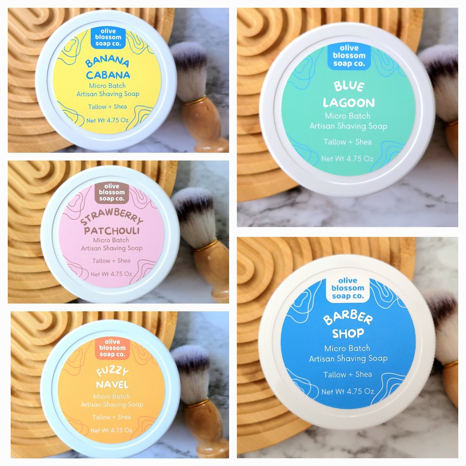 Tallow Shaving Soap with Shea Butter