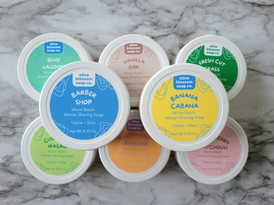 Tallow Shaving Soap with Shea Butter