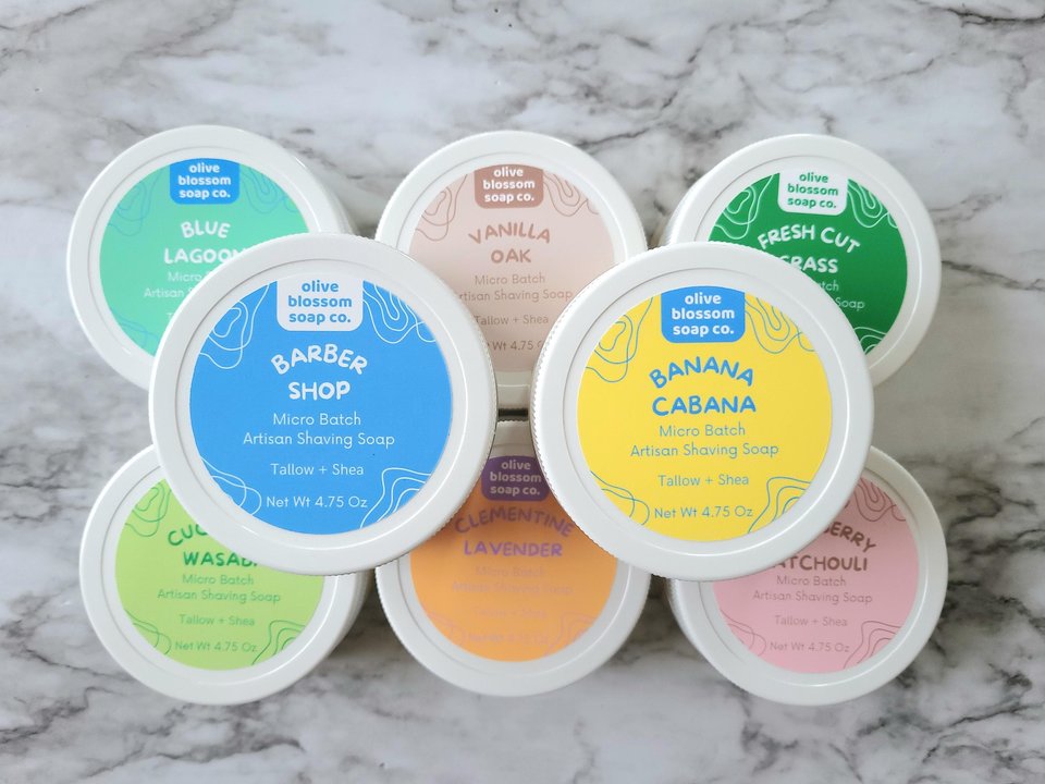 Tallow Shaving Soap with Shea Butter