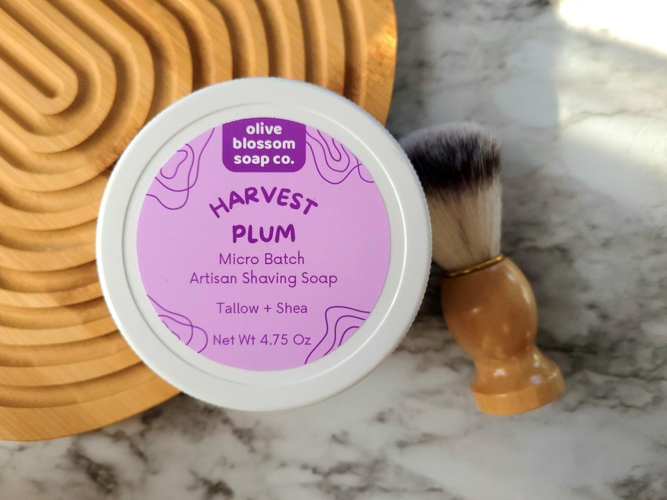 Harvest Plum Artisan Shave Soap