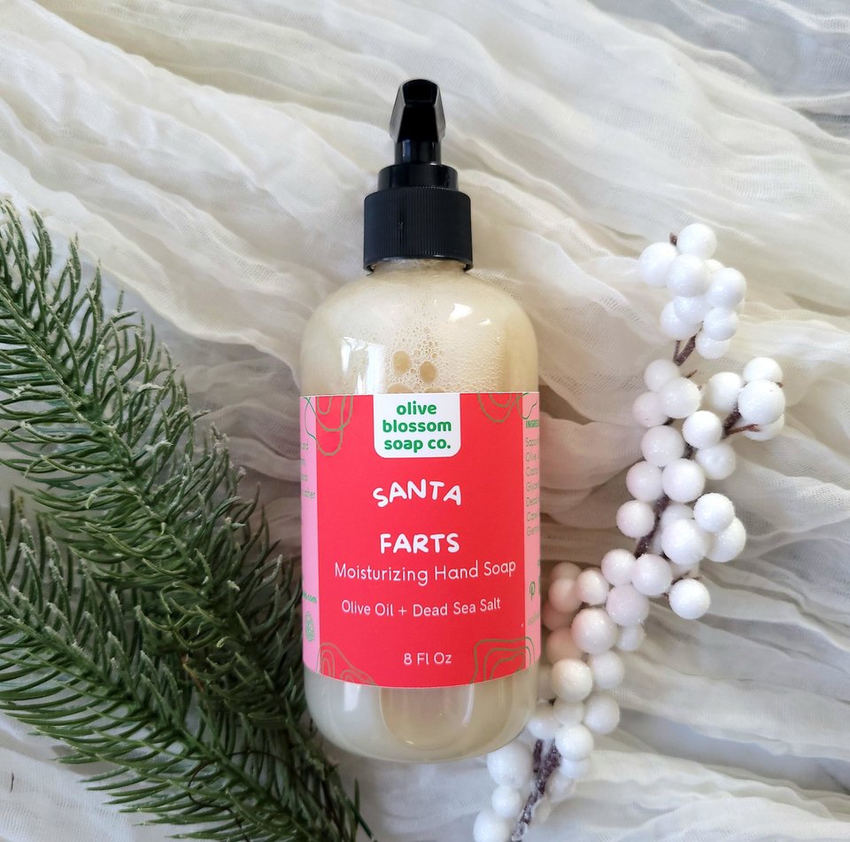 Santa Farts Hand Soap Novelty Gift