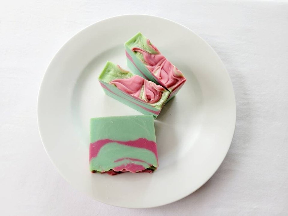 Sweet Mint & Raspberry Soap