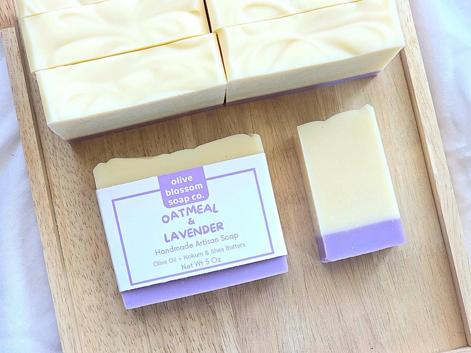 Oatmeal & Lavender Essential Oil Soap