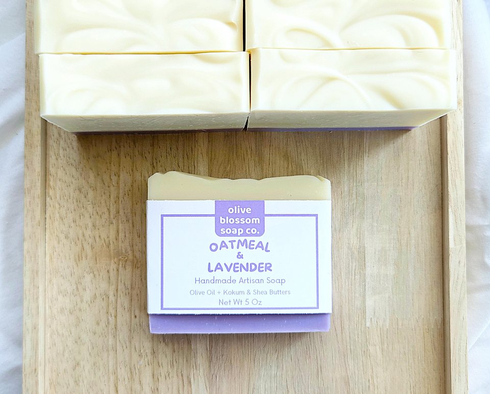 Oatmeal & Lavender Essential Oil Soap
