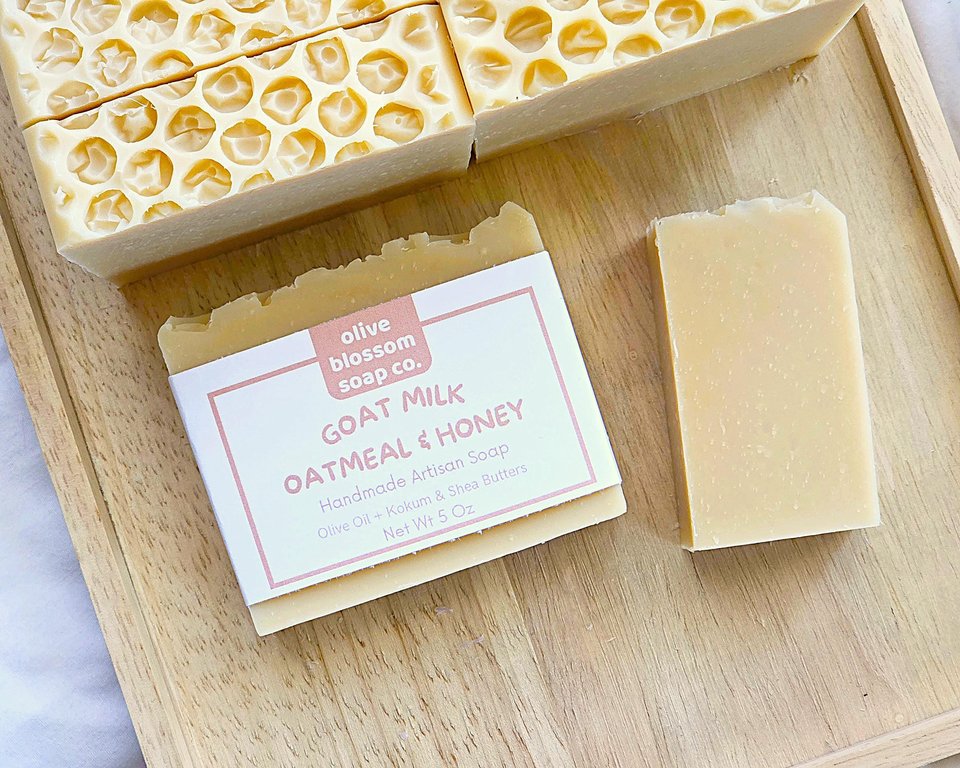 Goat Milk Oatmeal & Honey Soap