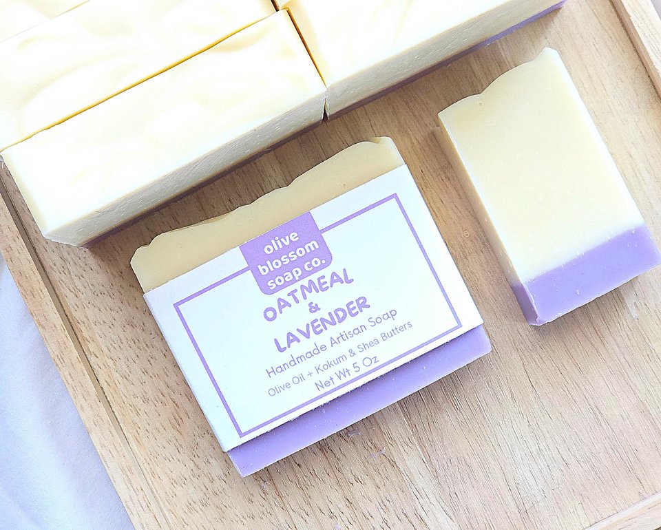 Oatmeal & Lavender Essential Oil Soap