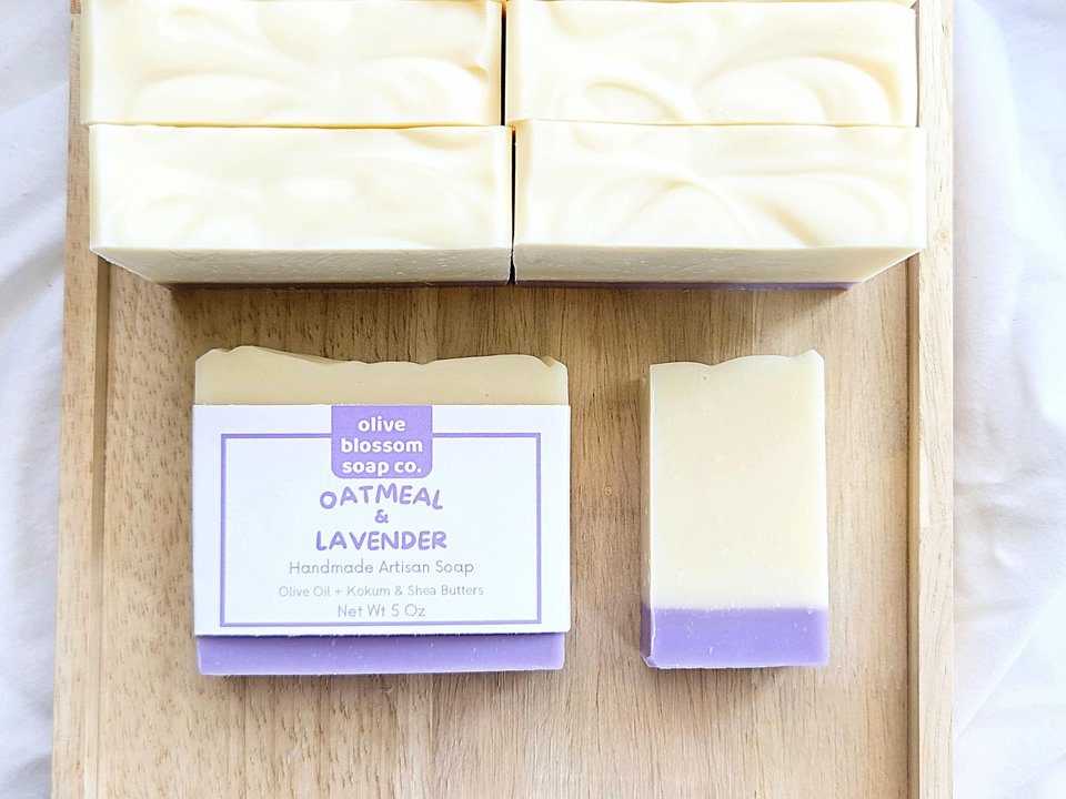 Oatmeal & Lavender Essential Oil Soap