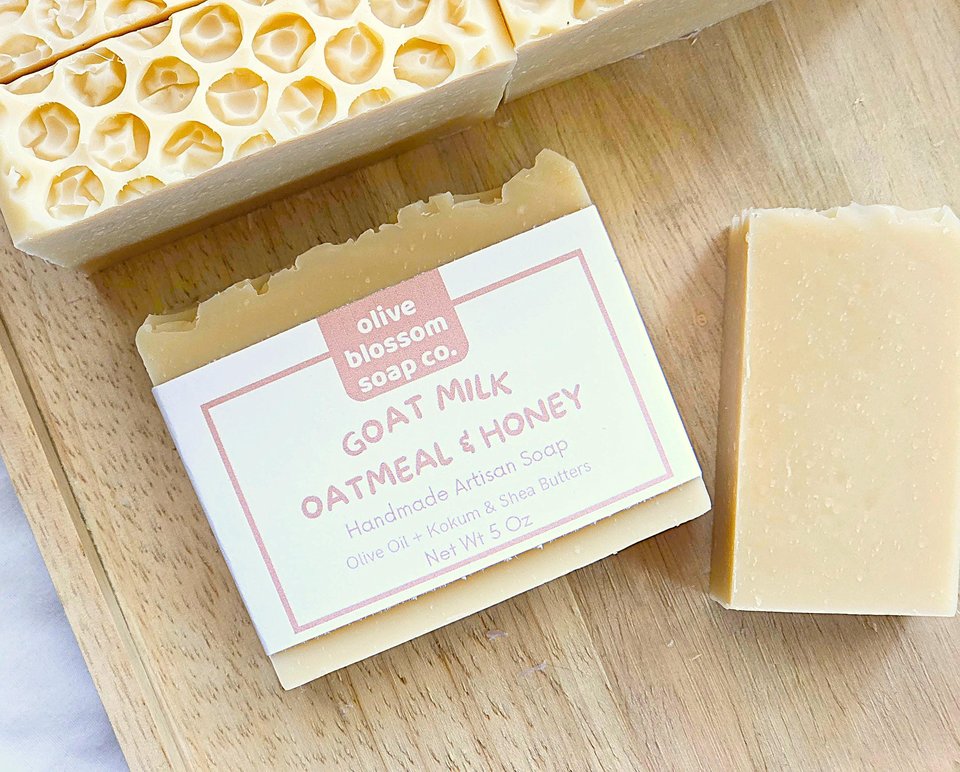 Goat Milk Oatmeal & Honey Soap