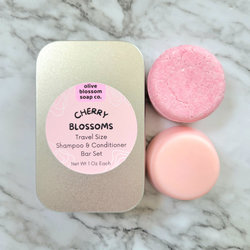 Travel Size Shampoo Bar And Conditioner Bar Set