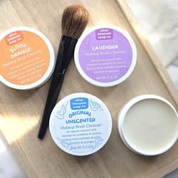 All Natural Solid Makeup Brush Cleaner